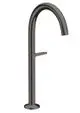 AXOR-HG-AXOR-One-Waschtischmischer-Select-260-fuer-Waschschuesseln-mit-Push-Open-Ablaufgarnitur-Brushed-Black-Chrome-48030340 gallery number 1